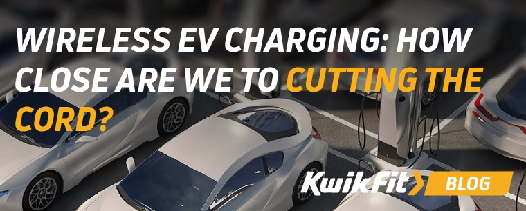 Car park of EVs plugged in